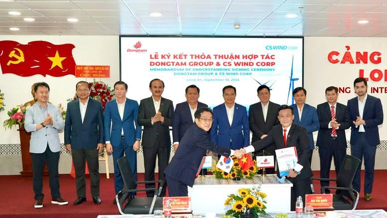 Đồng Tâm Group và Tập đoàn CS Wind hợp tác xây dựng nhà máy điện gió với tổng vốn đầu tư 200 triệu USD