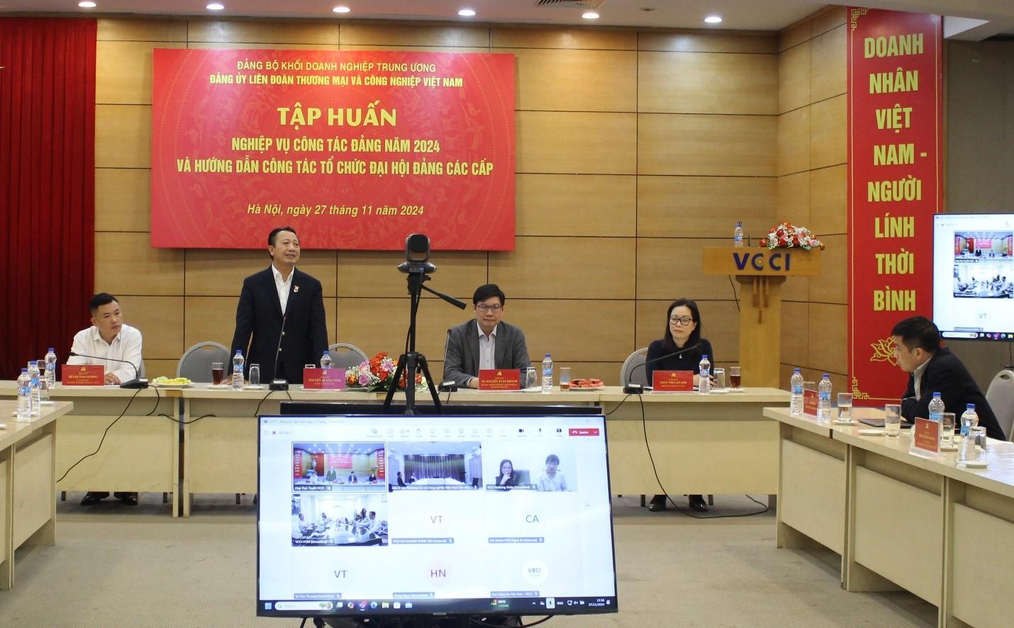 ĐẢNG ỦY VCCI “NĂNG ĐỘNG, SÁNG TẠO, HIỆU LỰC, HIỆU QUẢ” TRONG TÌNH HÌNH MỚI