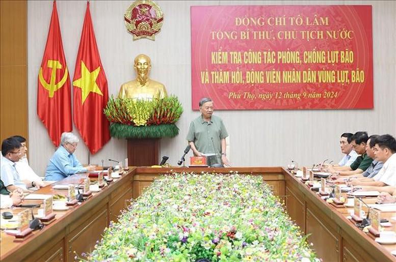 tong-bi-thu-chu-tich-nuoc-to-lam-kiem-tra-cong-tac-phong-chong-lut-bao-tai-tinh-phu-tho