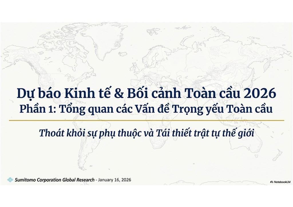 Dự báo Kinh tế & Bối cảnh toàn cầu 2026 - Phần 1: Tổng quan các Vấn đề Trọng Yếu Toàn cầu