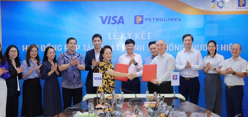 Petrolimex hợp tác cùng Visa mở rộng giải pháp thanh toán số