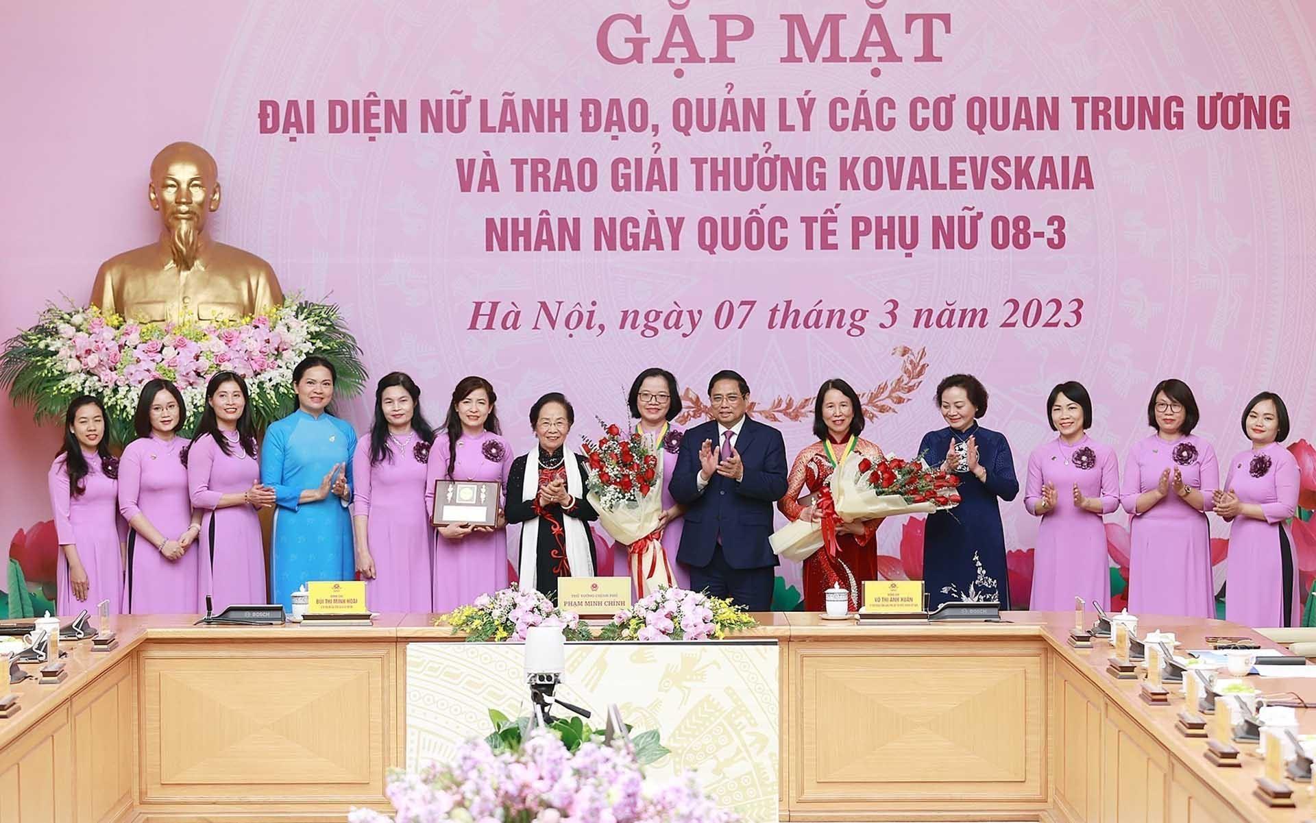 Thủ tướng sẽ gặp mặt nữ lãnh đạo, trao Giải thưởng Kovalevskaia năm 2025