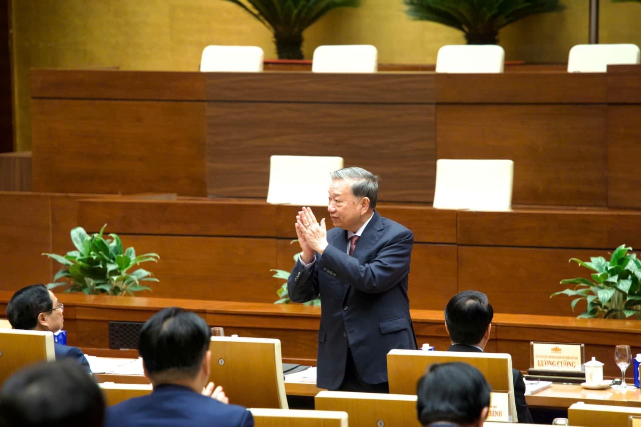 Tổng Bí thư Tô Lâm dự Hội nghị toàn quốc tổng kết công tác bầu cử