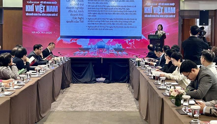 Kết nối doanh nghiệp khí Việt Nam với chuỗi cung ứng năng lượng quốc tế