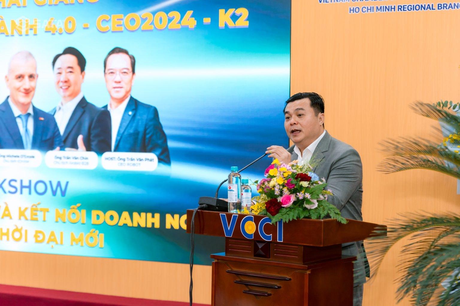 VCCI-HCM khai giảng Chương trình đào tạo "Giám đốc Điều hành doanh nghiệp - CEO 4.0 trong kỷ nguyên AI"