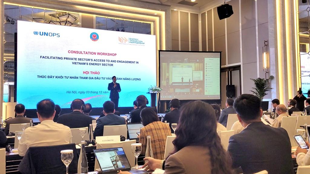 Thúc đẩy khối tư nhân tham gia đầu tư vào ngành năng lượng