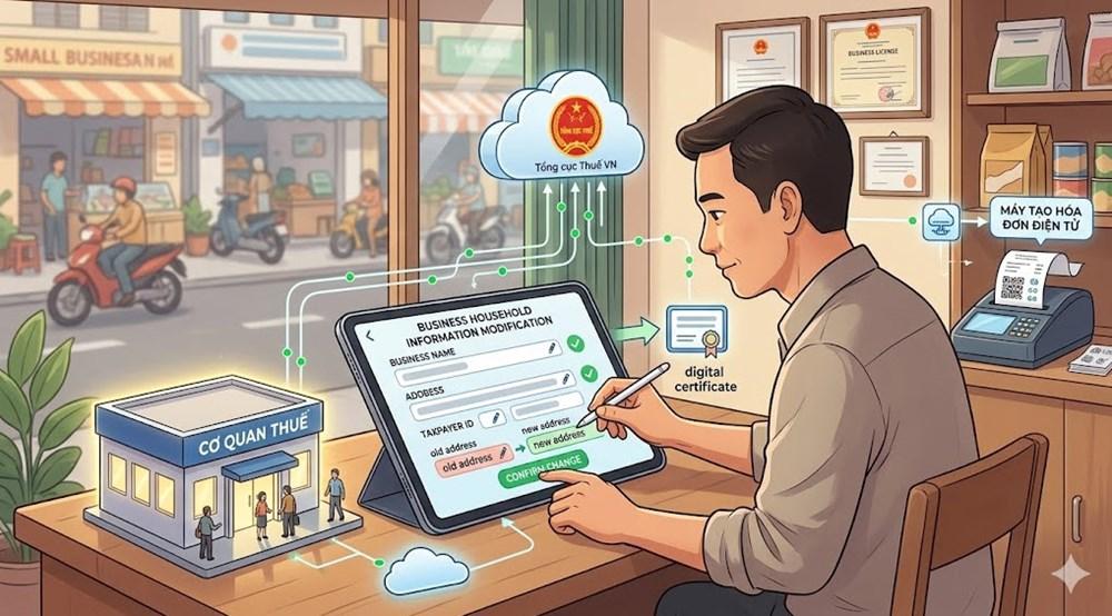 Hộ kinh doanh cần làm gì khi thay đổi hóa đơn điện tử?