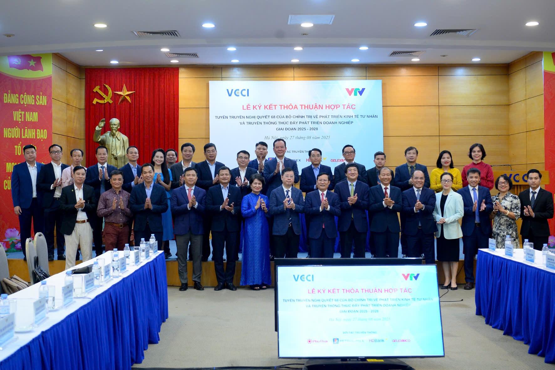 VTV và VCCI ký kết thỏa thuận hợp tác thúc đẩy phát triển doanh nghiệp giai đoạn 2025 – 2028