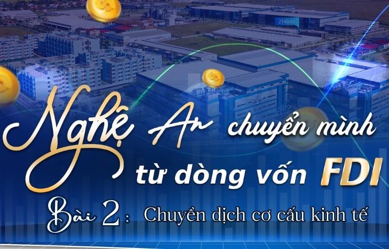 Nghệ An chuyển mình từ dòng vốn FDI: Bài 2 - Chuyển dịch cơ cấu kinh tế