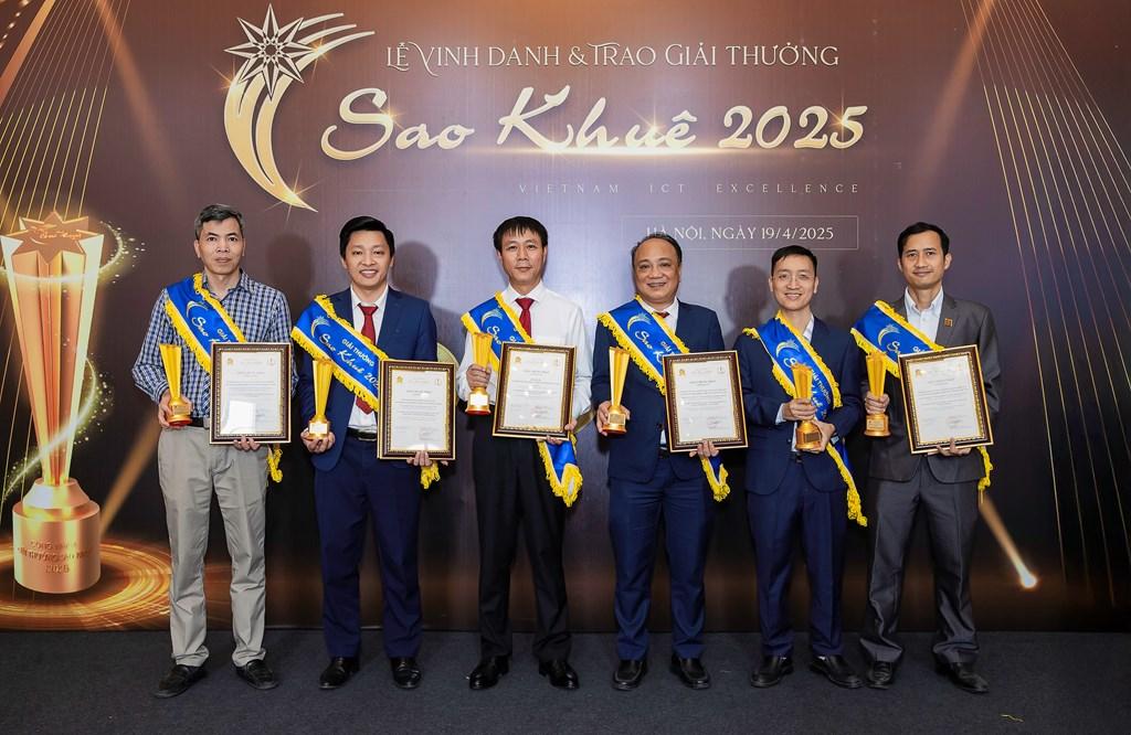 6 hệ thống công nghệ, sản phẩm dịch vụ của Agribank nhận Giải thưởng Sao Khuê 2025