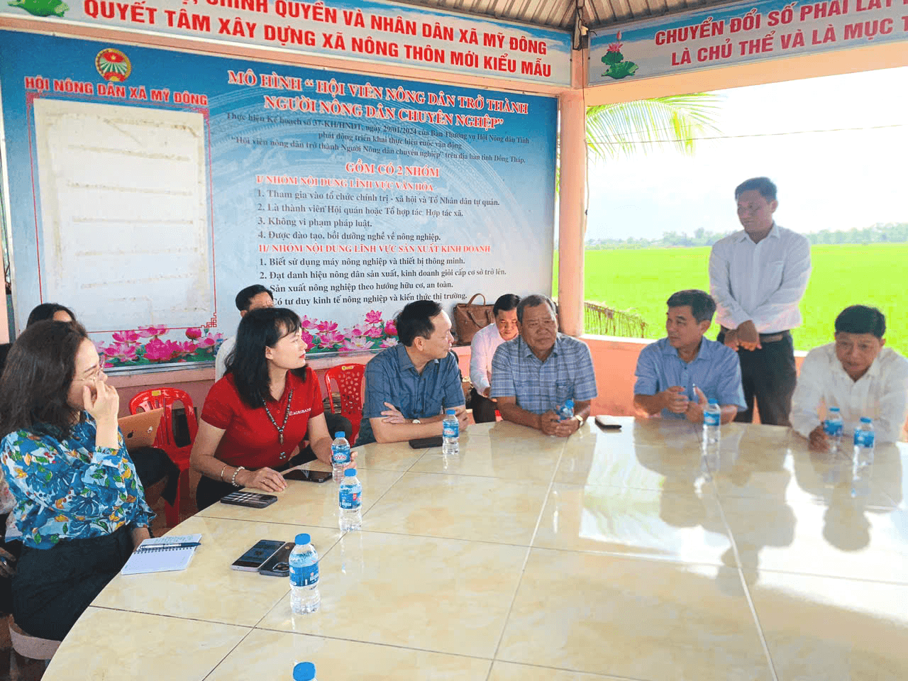 Đẩy mạnh vốn tín dụng hỗ trợ người dân, doanh nghiệp làm lúa gạo ở ĐBSCL