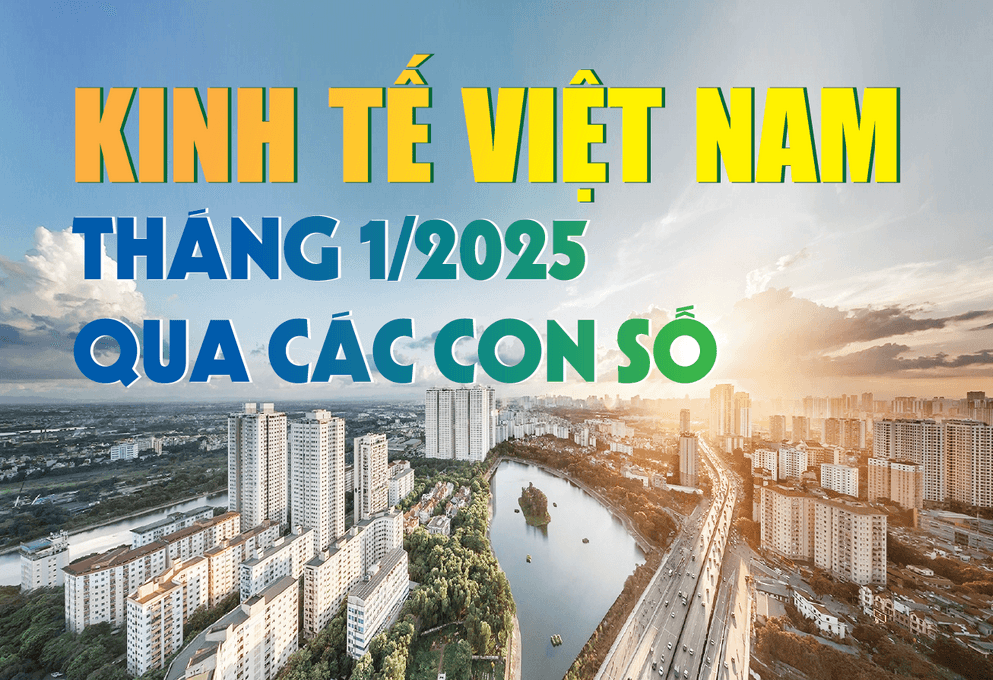 Infographics: Những điểm sáng kinh tế Việt Nam tháng 1/2025 qua các con số