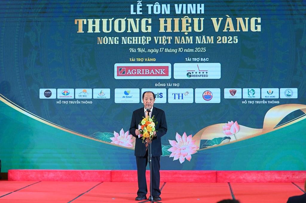 Tôn vinh 90 Thương hiệu Vàng Nông nghiệp Việt Nam năm 2025