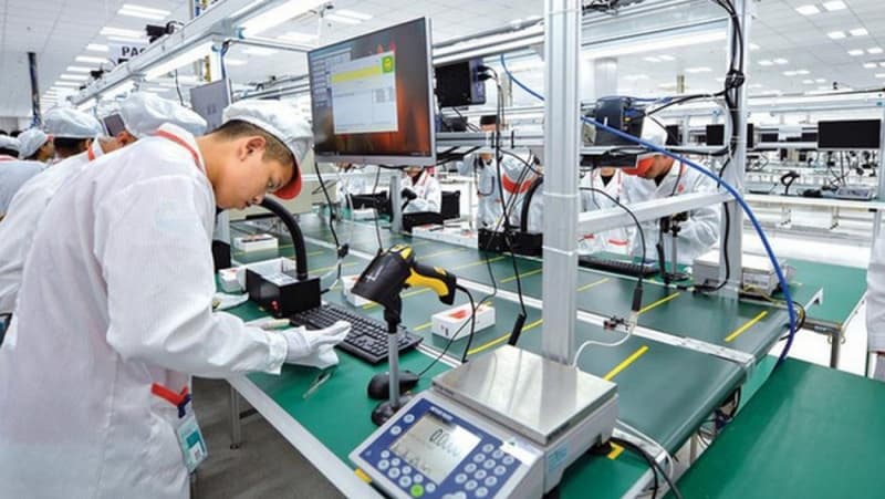 Vốn ngoại rót mạnh vào lĩnh vực công nghiệp chế biến, chế tạo