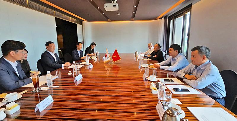 Vinacomin làm việc với Tập đoàn Daejoo KC tại Hàn Quốc