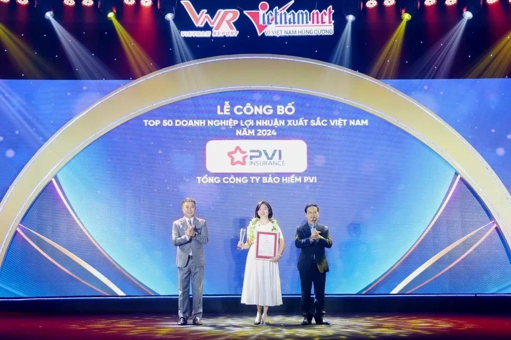 Bảo hiểm PVI vào 'Top 50 doanh nghiệp lợi nhuận xuất sắc Việt Nam'
