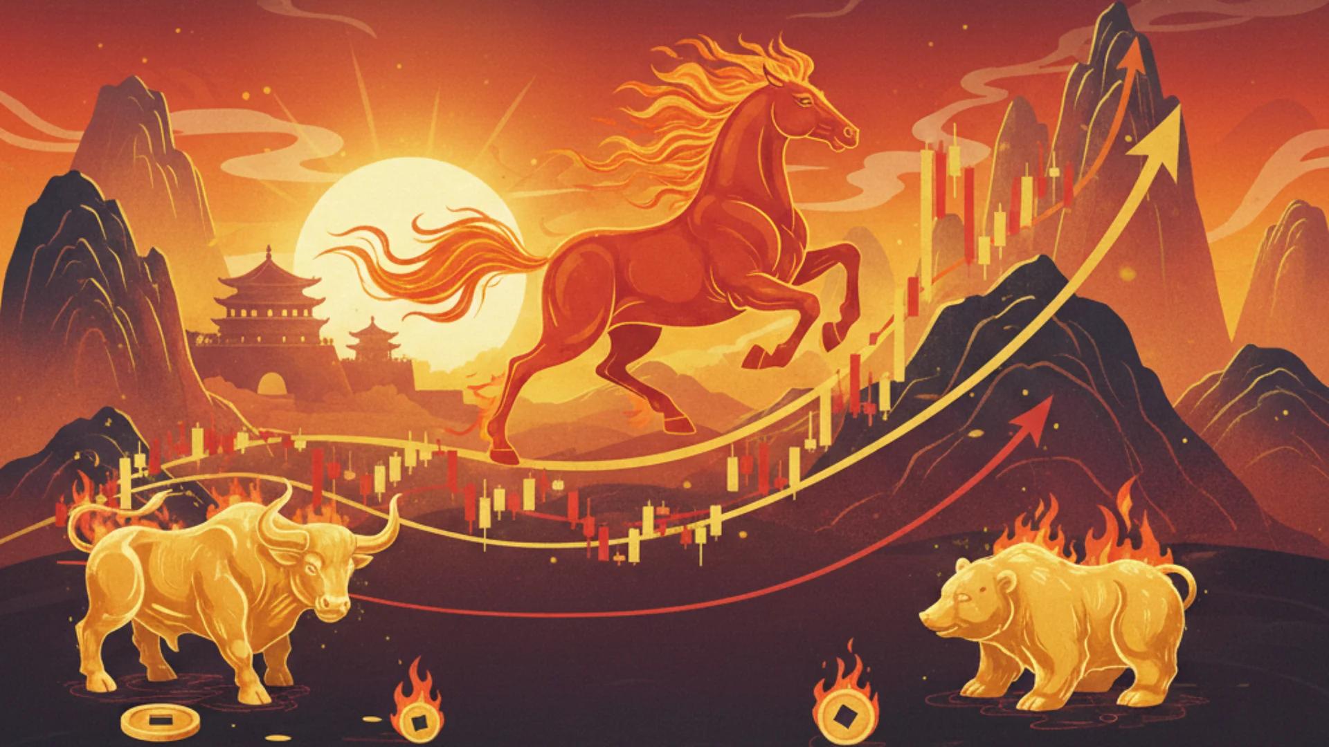 Phong thuỷ Bính Ngọ 2026: Năm 'ngựa lửa', chứng khoán 'nóng' đến mức nào?