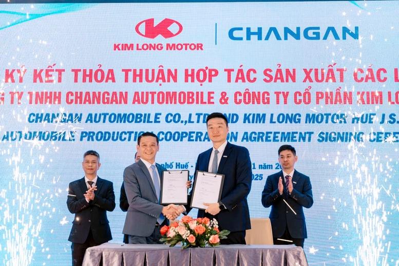 Kim Long Motor 'bắt tay' với Changan Automobile sản xuất ô tô du lịch