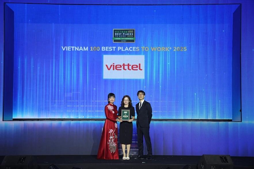 Viettel là nơi làm việc tốt nhất Việt Nam trong 2 ngành: Công nghệ phần cứng, hạ tầng và Công nghệ thông tin