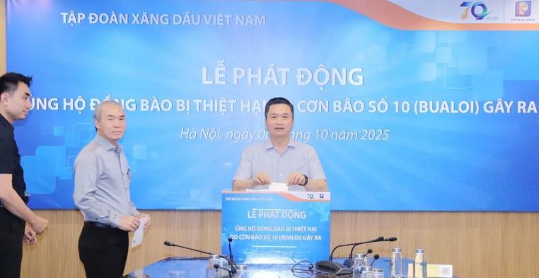 Petrolimex phát động ủng hộ nhân dân các địa phương bị bão số 10 – Bualoi tàn phá