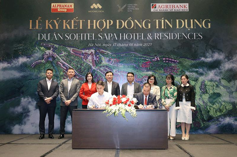 Agribank tài trợ tín dụng cho Sofitel Sapa và quần thể nghỉ dưỡng Mường Hoa