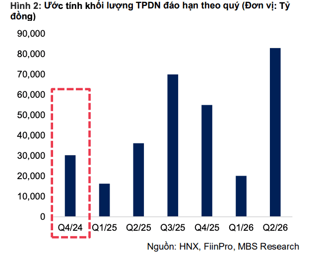 Áp lực trái phiếu doanh nghiệp đáo hạn là mối quan tâm lớn trong năm 2025