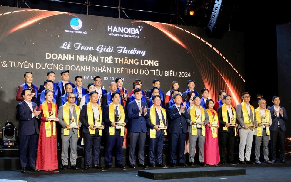 Tôn vinh Top 10 Doanh nhân trẻ Thăng Long năm 2024