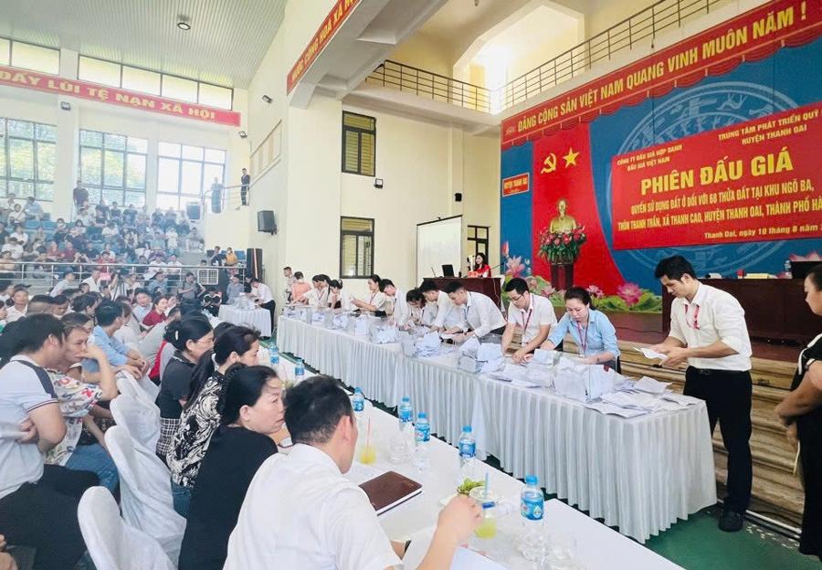 Các khoản chi cho hoạt động đấu giá quyền sử dụng đất