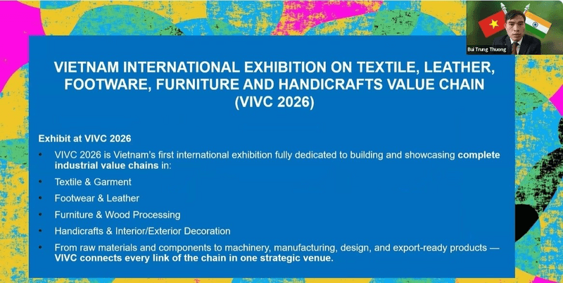 Nhiều doanh nghiệp Ấn Độ mong muốn tham dự Hội chợ Mùa Xuân 2026