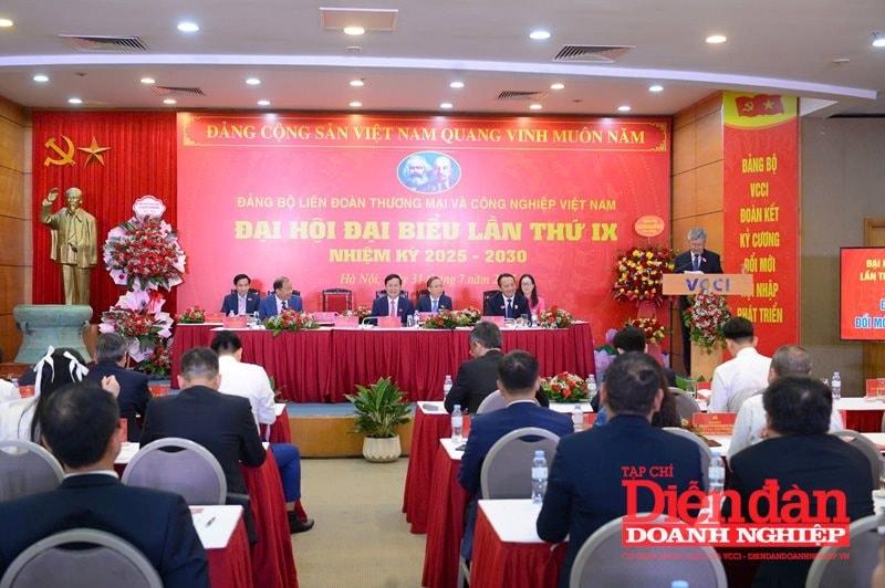 VCCI long trọng tổ chức Đại hội đại biểu lần thứ IX, nhiệm kỳ 2025-2030