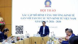Xác lập mô hình tăng trưởng mới, đưa Việt Nam tăng trưởng GDP trên 10% giai đoạn 2026 - 2030