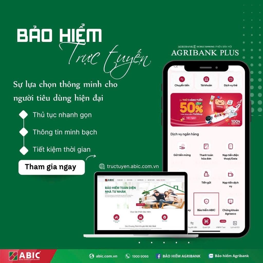 Bảo hiểm Agribank số hóa các dịch vụ bảo hiểm