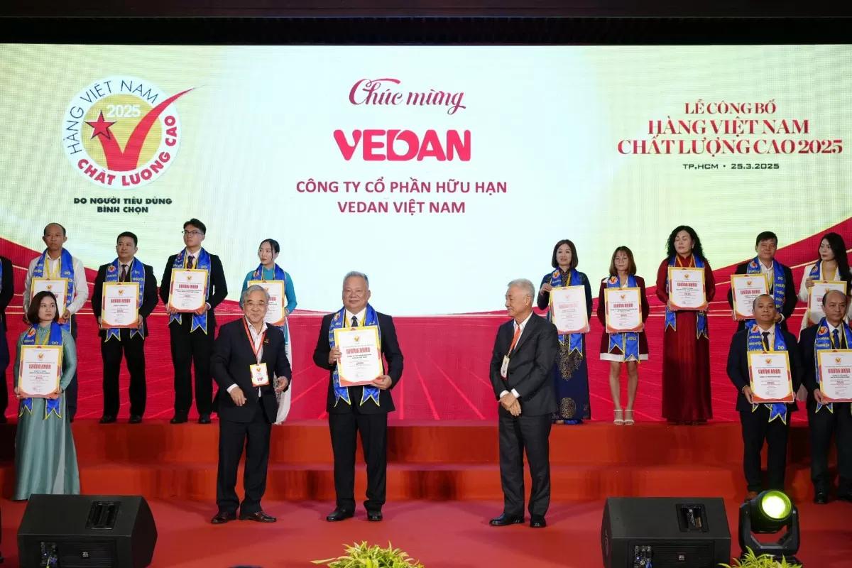 vedan-viet-nam-19-nam-lien-tiep-duoc-binh-chon-hang-viet-nam-chat-luong-cao