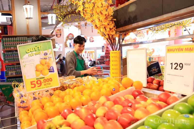 Doanh nghiệp bán lẻ chủ động dự trữ hàng hóa Tết