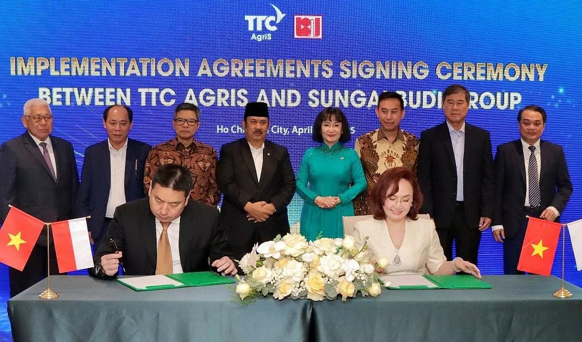 TTC AgriS và Sungai Budi thúc đẩy hợp tác chiến lược Việt Nam - Indonesia