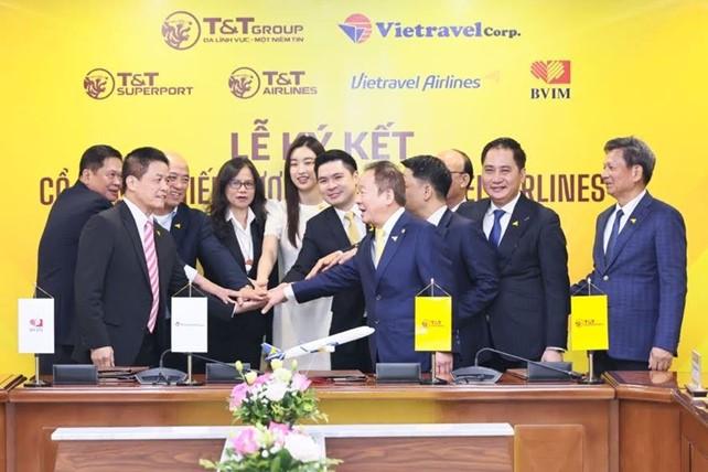 T&T Group trở thành cổ đông chiến lược, nắm 75% vốn điều lệ của Vietravel Airlines