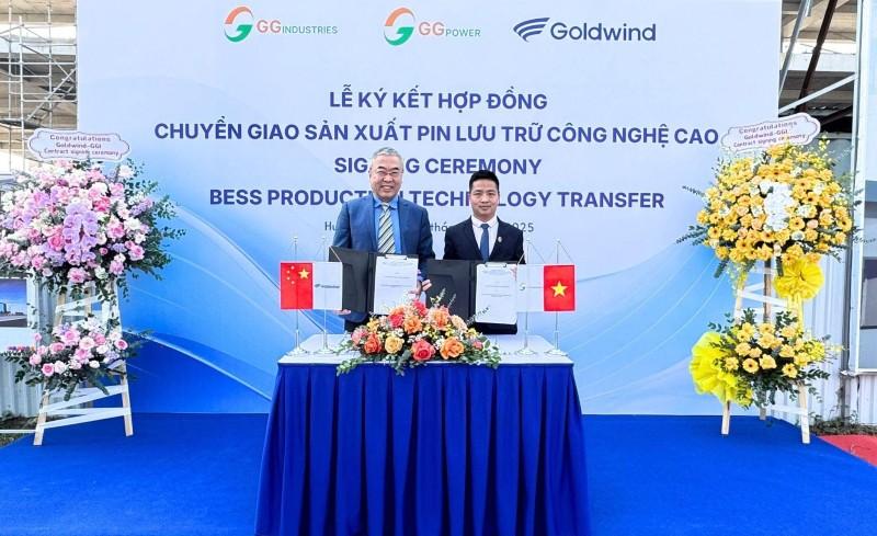GGI và Goldwind hợp tác sản xuất pin lưu trữ năng lượng