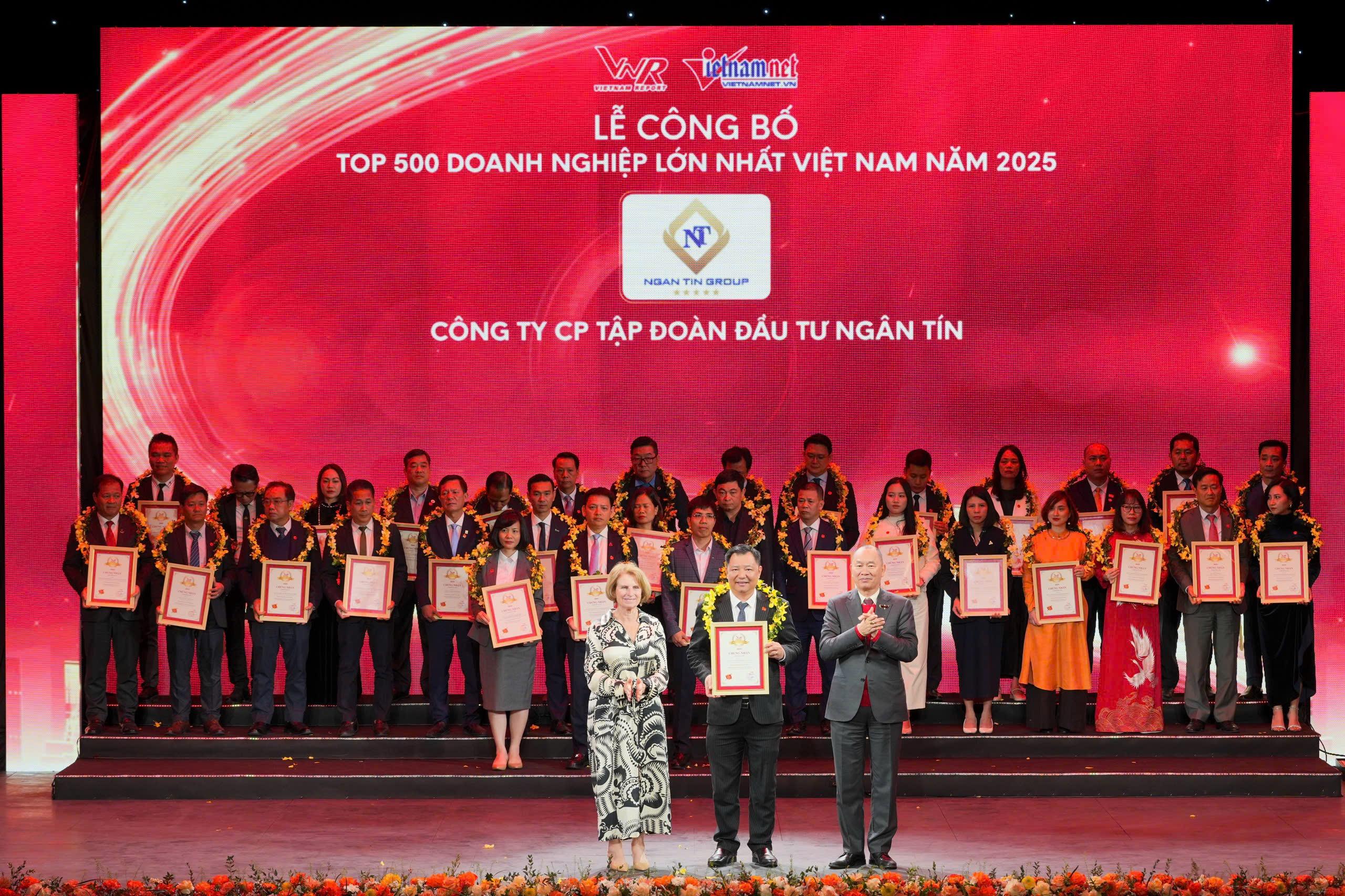 Ngân Tín Group: Khẳng định vị thế Top 500 doanh nghiệp lớn nhất Việt Nam