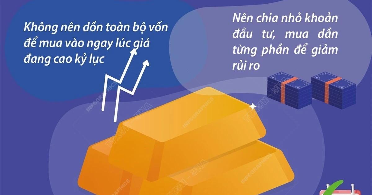 Chuyên gia khuyến nghị về đầu tư vàng để hạn chế nguy cơ thua lỗ